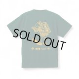 RUTSUBO×YU SUDA｜FROG EXPRESS S/S T-SHIRTS｜MOSS GREEN