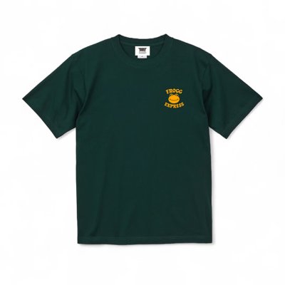 画像2: RUTSUBO×YU SUDA｜FROG EXPRESS S/S T-SHIRTS｜MOSS GREEN