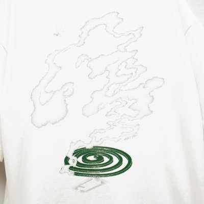 画像4: BOUNCE ORIGINAL×LUZUMAKI｜"MOSQUITO COIL" S/S TEE｜WHITE