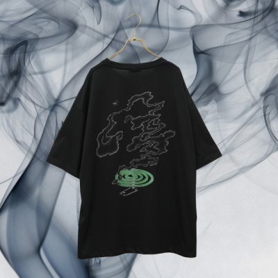 画像3: BOUNCE ORIGINAL×LUZUMAKI｜"MOSQUITO COIL" S/S TEE｜BLACK