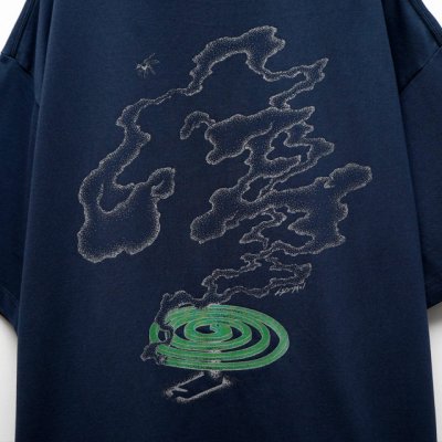 画像4: BOUNCE ORIGINAL×LUZUMAKI｜"MOSQUITO COIL" S/S TEE｜NAVY
