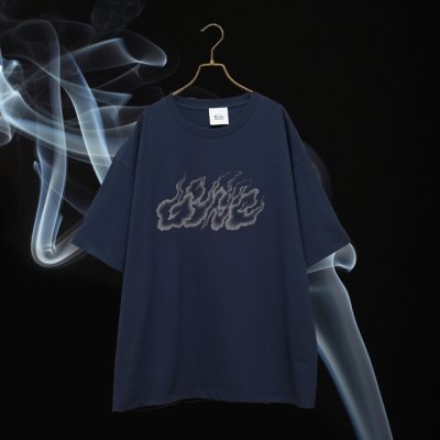画像1: BOUNCE ORIGINAL×LUZUMAKI｜"MOSQUITO COIL" S/S TEE｜NAVY