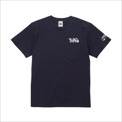 画像1: trioNé｜LOGO PKT  S/S Tee｜NAVY