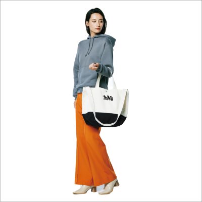 画像3: trioNé｜LOGO BAG｜WHITE×BLACK