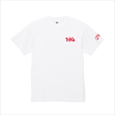 画像1: trioNé｜LOGO PKT  S/S Tee｜WHITE