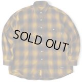 FAT｜MAC SHADE ネルシャツ｜YELLOW