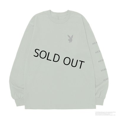 画像1: NEXUSVII.|PLAYBOY L/S TEE|OLIVE