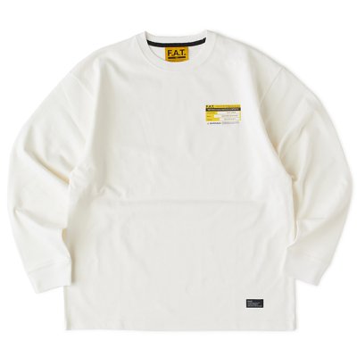 画像1: FAT｜WARNINTee｜WHITE
