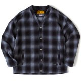 FAT｜MAC STEAM スナップカーディガン｜GRAY
