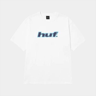 画像1: HUF｜H DOT TEE｜WHITE