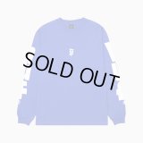 HUF｜MEGABLAST LS TEE｜COURT BLUE