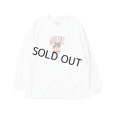画像1: CHARI&CO｜AMUCHAN AUTO FREE L/S TEE｜WHITE
