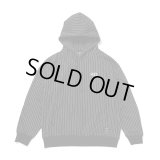 430fourthirty｜STRIPE P/O PARKA プルオーバーパーカー｜BLACK
