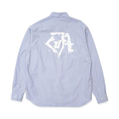 画像4: Hombre Nino｜STRIPE DISCO CULT SHIRT｜BLUE