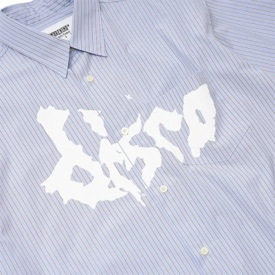 画像2: Hombre Nino｜STRIPE DISCO CULT SHIRT｜BLUE