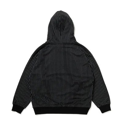 画像2: 430fourthirty｜STRIPE P/O PARKA プルオーバーパーカー｜BLACK