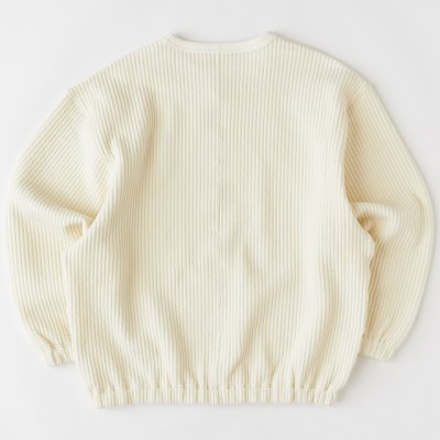 画像2: FAT｜QUILUP クルーネックスウェット｜WHITE