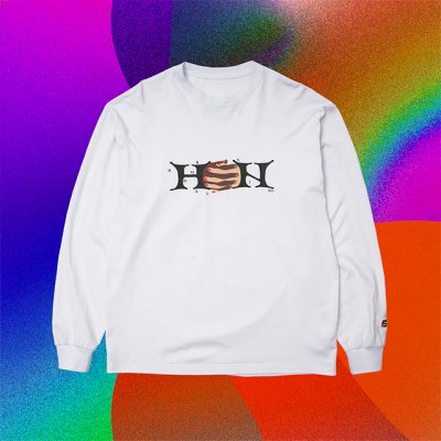 画像3: Hombre Nino｜L/S PRINT TEE (HANDS)｜WHITE