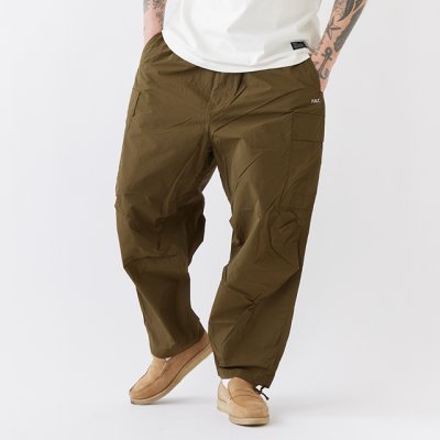 画像1: FAT|TUCKTILITY ナイロンカーゴパンツ|OLIVE