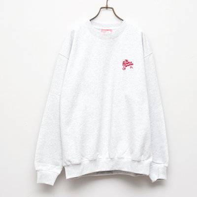 画像1: BOUNCE ORIGINAL｜LOGO SW トレーナー｜ASH