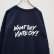 画像2: BOUNCE ORIGINAL｜"WHAT THEY VINTE CRY." II  SWトレーナー｜NAVY (2)