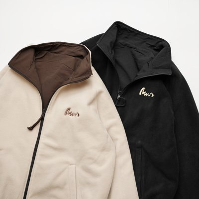 画像1: BOUNCE ORIGINAL｜ "TESOI" LOGO リバーシブルジャケット｜BROWN・BLACK