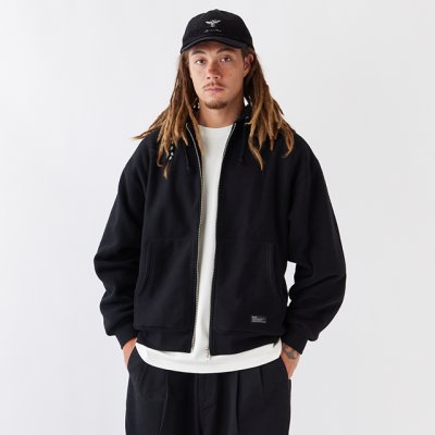 画像3: FAT｜DUB-UP ZIP パーカー｜BLACK