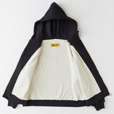 画像4: FAT｜DUB-UP ZIP パーカー｜BLACK