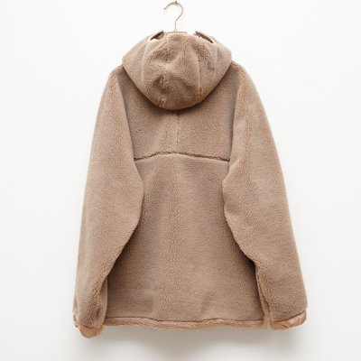 画像3: MAGICNUMBER｜REVERSIBLE RETRO BOA BALACLAVA PARKA｜BEIGE