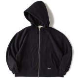 FAT｜DUB-UP ZIP パーカー｜BLACK