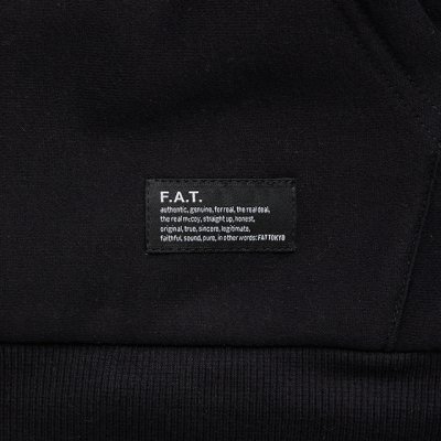 画像6: FAT｜DUB-UP ZIP パーカー｜BLACK