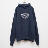 MAGICNUMBER｜OLD SIGN WASED ZIPHOOD SWEAT｜NAVY