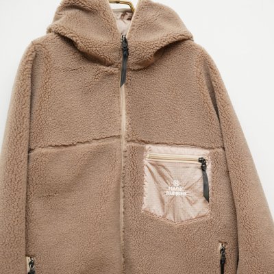 画像2: MAGICNUMBER｜REVERSIBLE RETRO BOA BALACLAVA PARKA｜BEIGE