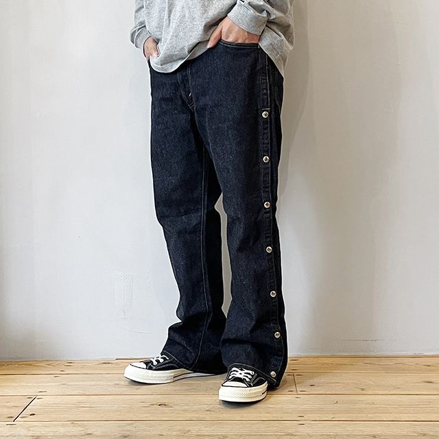 NEXUSVII.｜DAMAGED BUGGY DENIM CHINO PANTS｜INDIGO