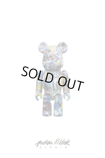 画像1: SYNC/BE@RBRICK Jackson Pollock Studio 100% ベアブリック (1)