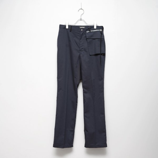 画像1: NULABEL｜WORK DRESS TROUSERS｜SLATE BLUE (1)