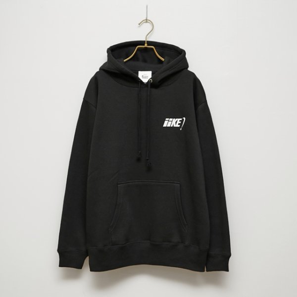 画像1: BOUNCE ORIGINAL｜バウンスオリジナル "iiKE?" SW HOODIE パーカー｜BLACK (1)