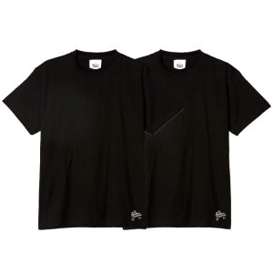 画像1: BOUNCE ORIGINAL｜バウンスオリジナル 2-PACK TEE 2枚セットTシャツ｜BLACK (1)