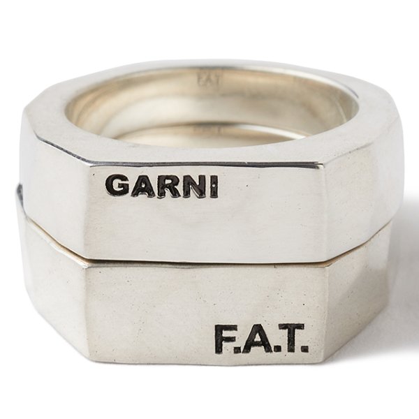 画像1: FAT×GARNI｜GARNI.F "STACK"  ピンキーリング｜SILVER (1)