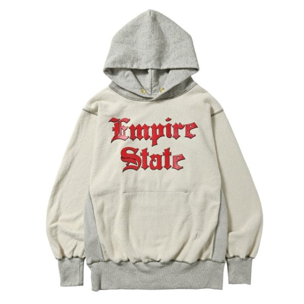 画像1: NEXUSVII.｜BACKSIDE OF EMPIRE STATE HOODIE｜H.GRAY (1)