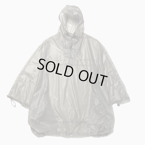 画像1: meanswhile｜CORDURA® RIPSTOP PACKABLE PONCHO｜SILVER GRAY (1)