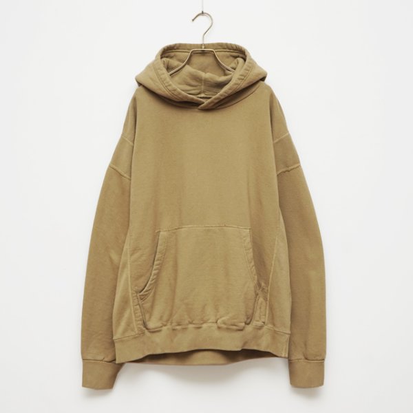 画像1: THE UNION "THE FABRIC"｜THE RIB HOOD パーカー｜BEIGE (1)