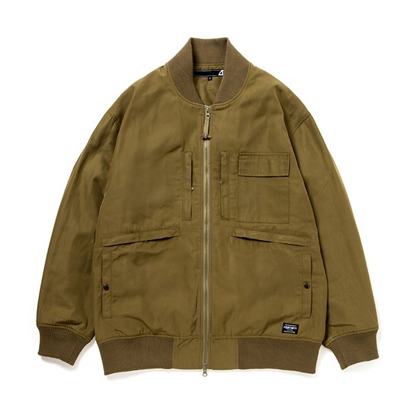 画像1: 430fourthirty｜PATCH BOMBER JACKET｜D.KHAKI (1)