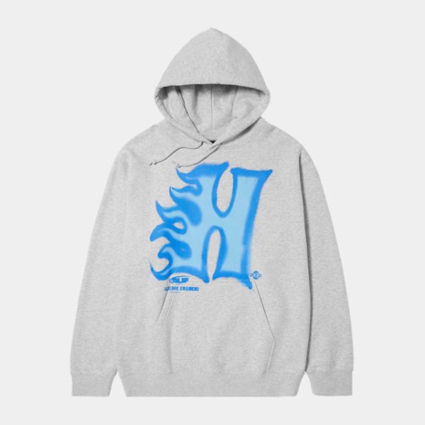 画像1: HUF｜HEAT WAVE HOODIE｜H.GRAY (1)