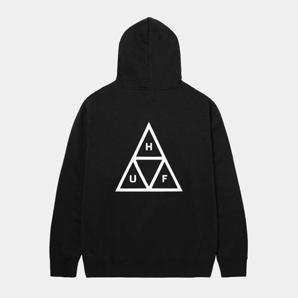 画像1: HUF｜SET TT HOODIE｜BLACK (1)