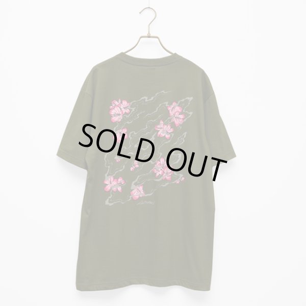 画像1: BOUNCE ORIGINAL×LUZUMAKI｜ルズマキ コラボレーション "MIYAMAKIRISHIMA" S/S TEE｜KHAKI (1)