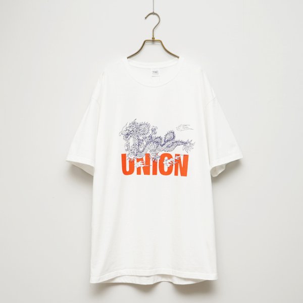 画像1: THE UNION "THE FABRIC"｜THE DORAGON TEE｜WHITE (1)