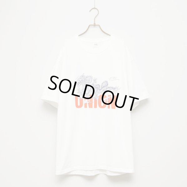 画像1: THE UNION "THE FABRIC"｜THE DORAGON TEE｜WHITE (1)