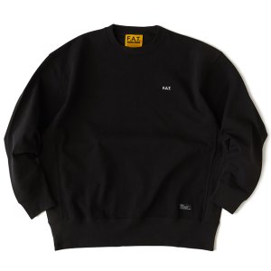 画像1: FAT｜AUTHENTIC クルーネックカットソー｜BLACK (1)