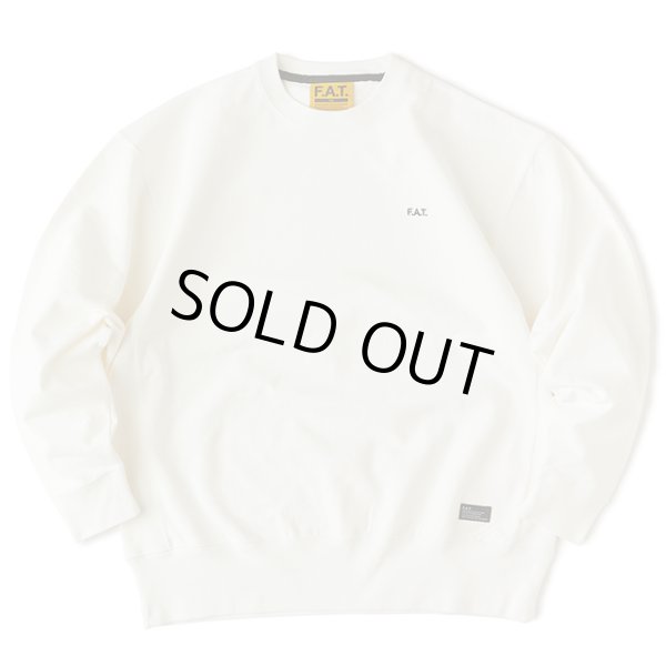 画像1: FAT｜AUTHENTIC クルーネックカットソー｜WHITE (1)
